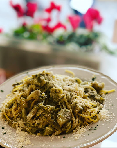 Marcozzi spaghetti and artichokes with parmigian cheese 🥰